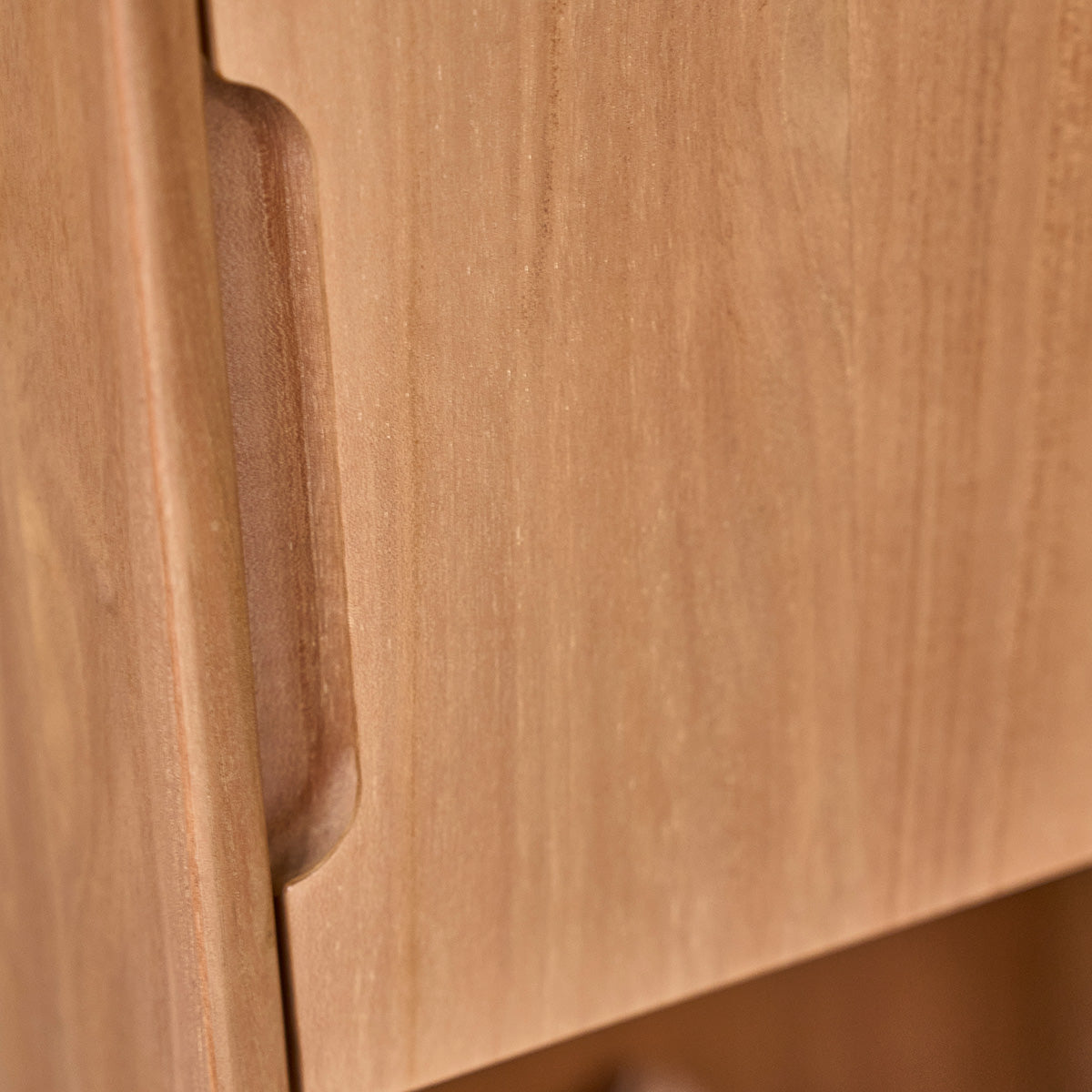 GUSTAVE - Badezimmersäule aus massivem Teakholz 45 cm