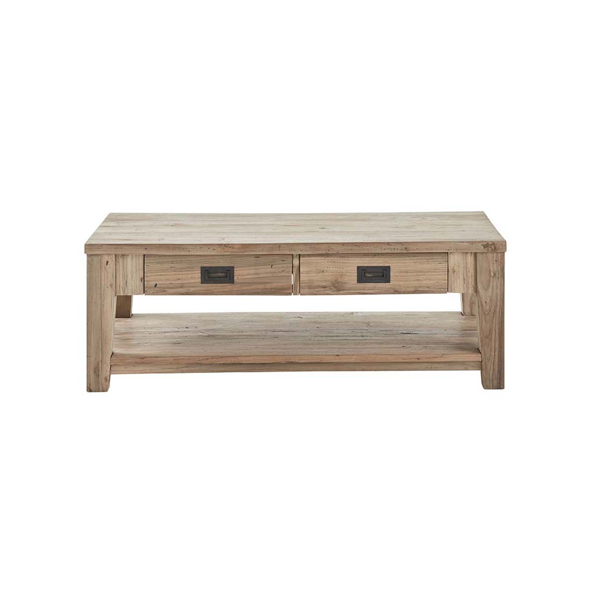 CARGO - Couchtisch aus recyceltem massivem Teakholz 120 cm