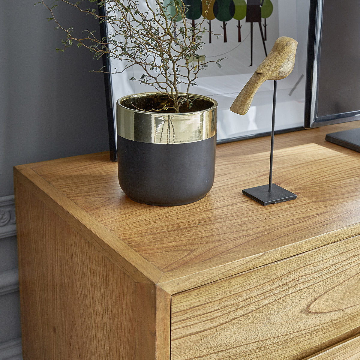 TILO - TV-Möbel aus massivem Mindy 140 cm