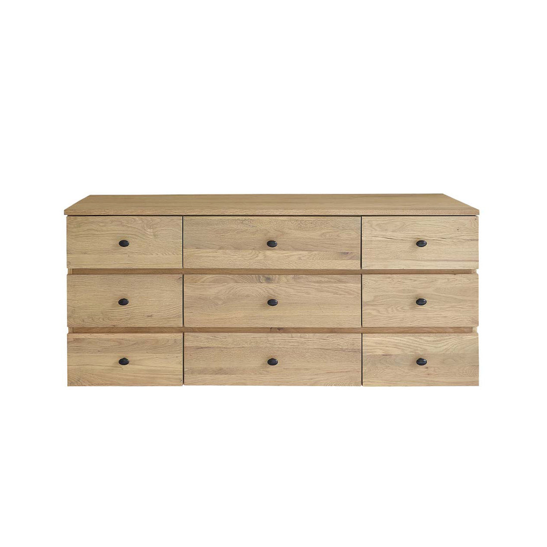 ERNEST - Hängender Waschtischunterschrank aus massiver Eiche 140 cm