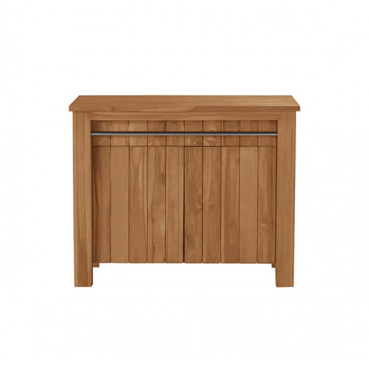 PORTO - Waschtischunterschrank aus massivem Teakholz 102 cm