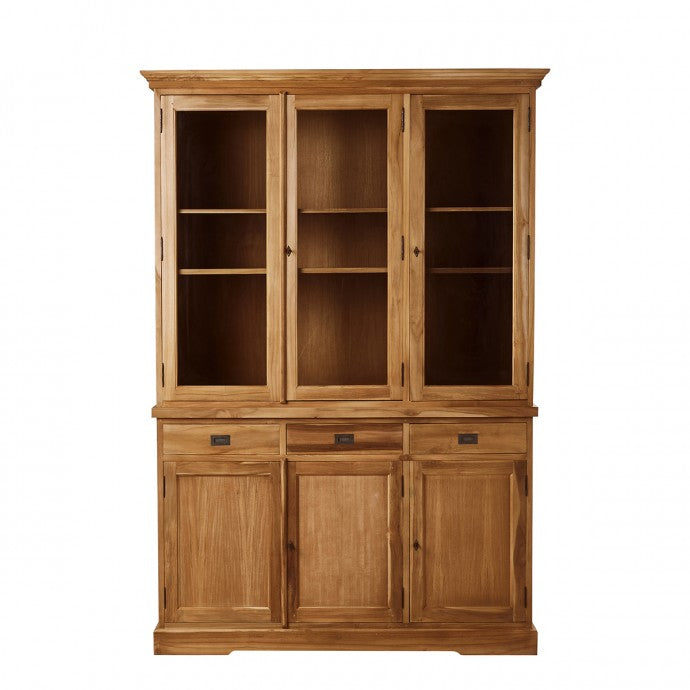 BOSTON - Geschirrschrank aus massivem Teakholz 150 cm