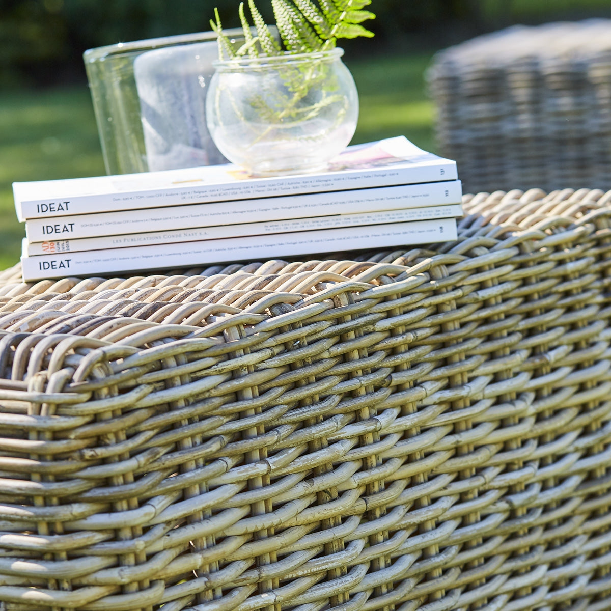 MUSA - Rechteckiger Couchtisch aus Natur-Kubu