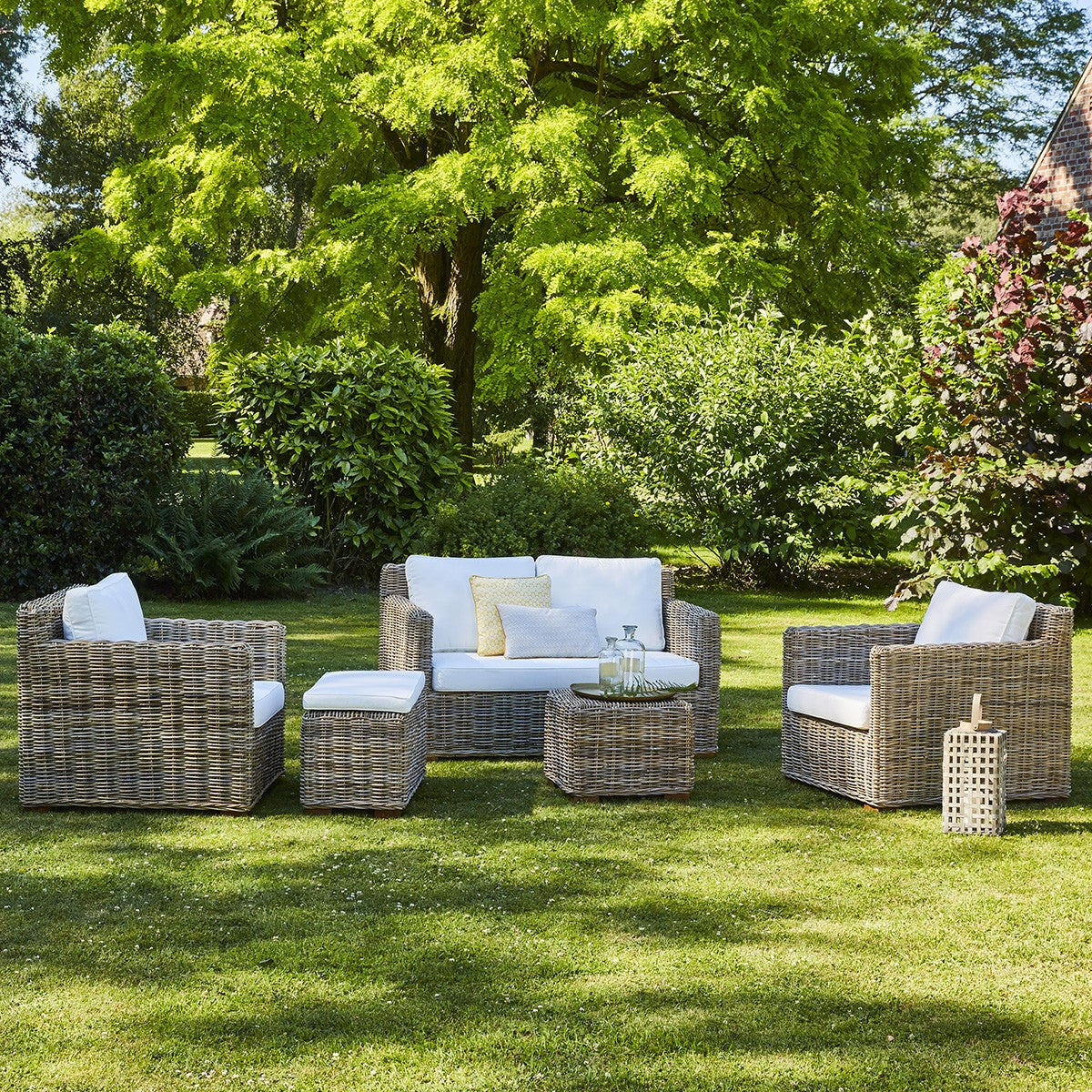 MUSA - Gartensessel aus naturfarbenem Kubu