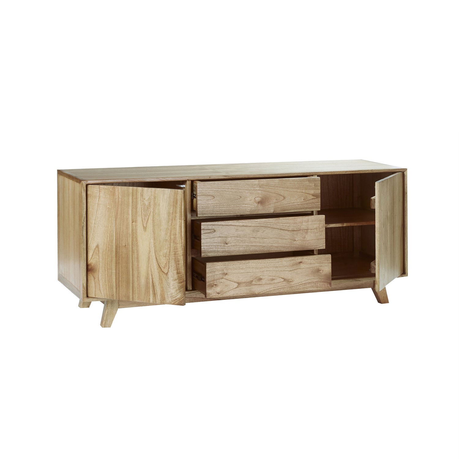 FIFTIES - Kommode aus Mindy-Holz 160 cm