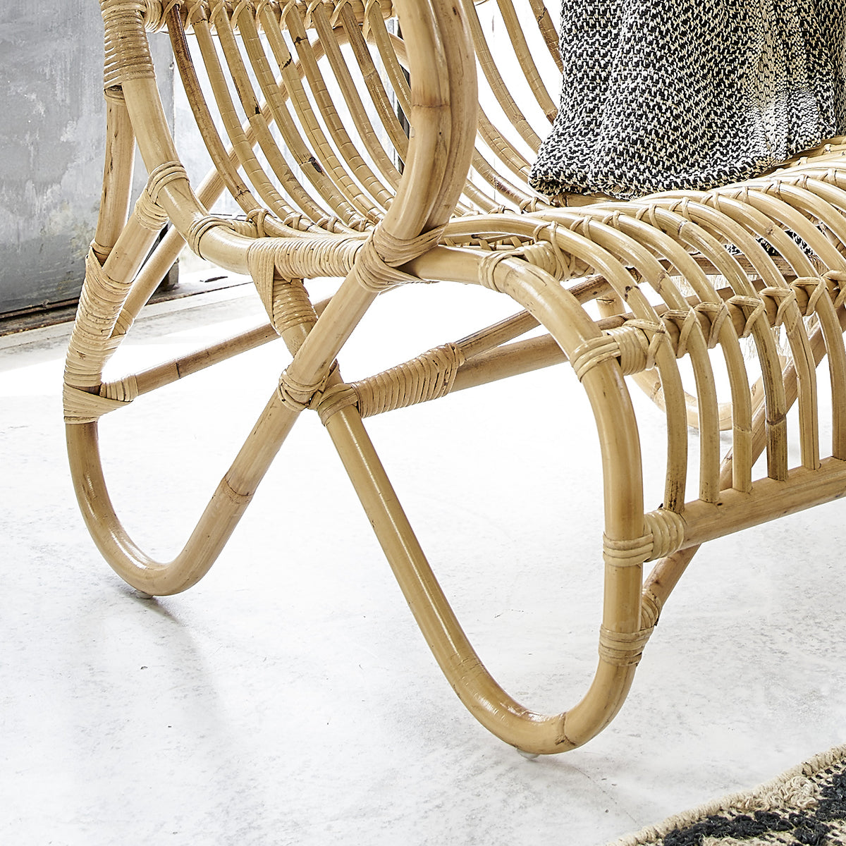 BOHO - Set aus 2 Rattansesseln
