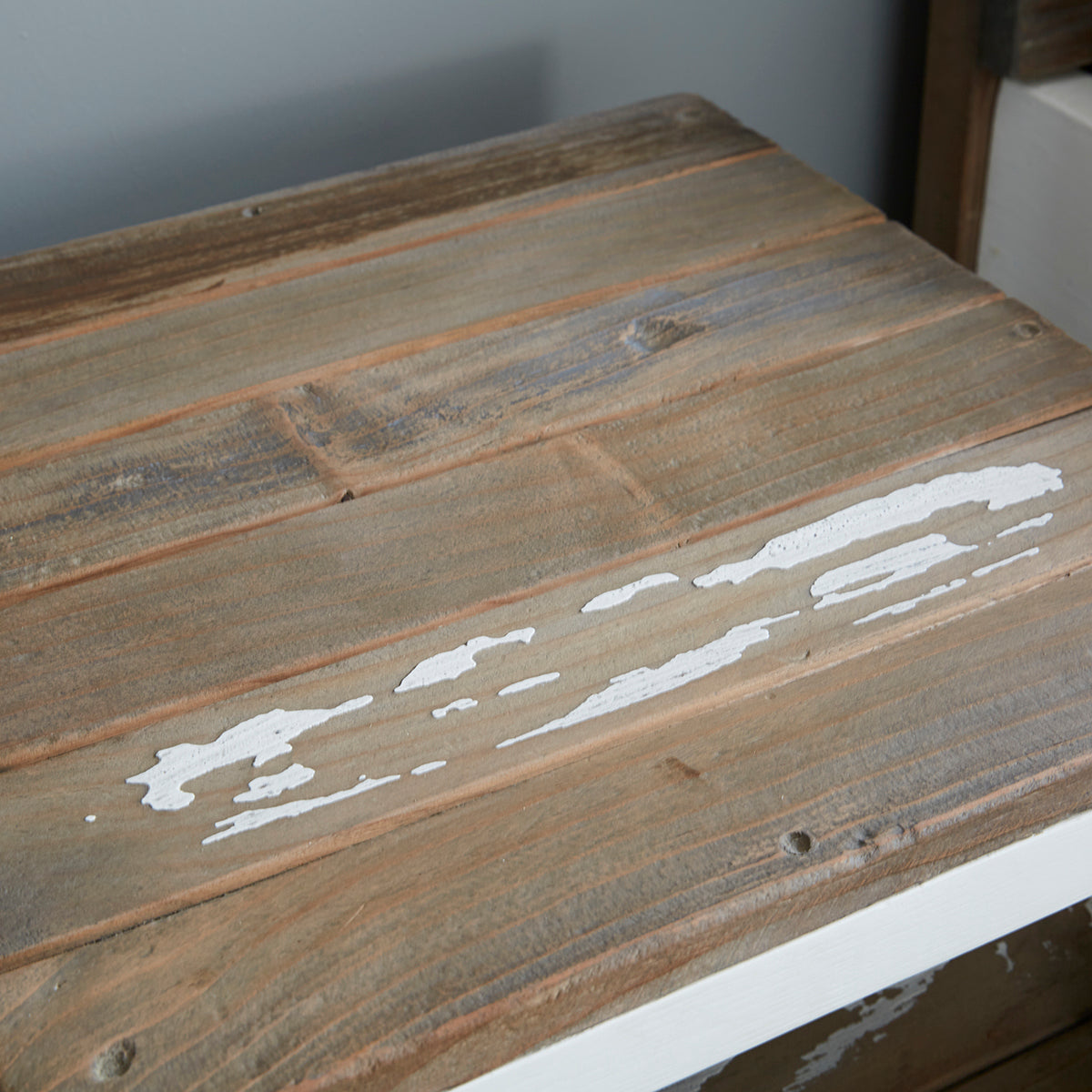 HONFLEUR - Nachttisch aus recyceltem massivem Holz 30 cm