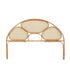 Kopfteil aus Rohrgeflecht und Rattan 160 cm