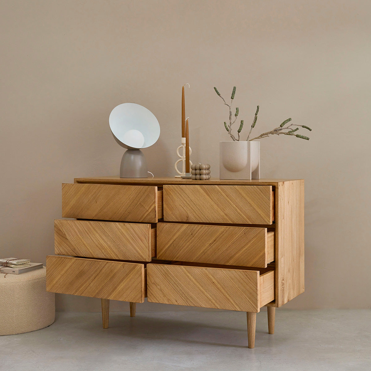 PACÔME - Kommode aus massivem Mindi 120 cm