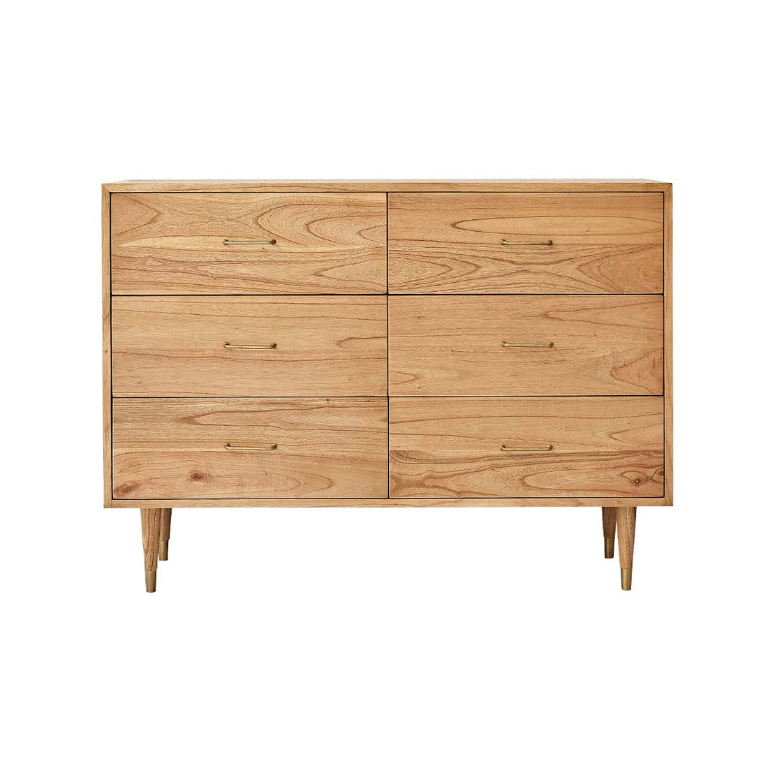 PIA - Kommode aus massivem Mindi 130 cm