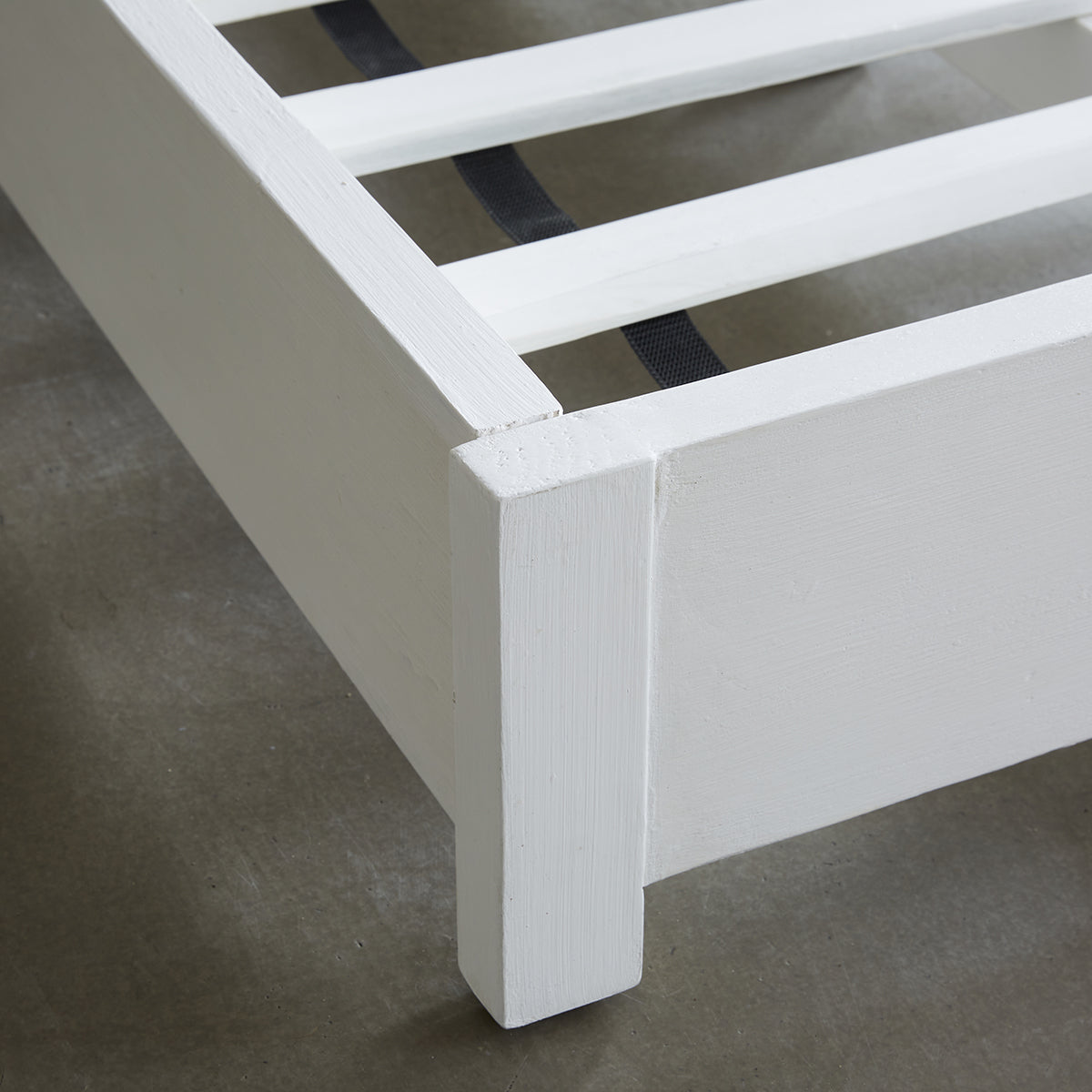 HONFLEUR - Bett aus massivem recyceltem Holz 160 cm