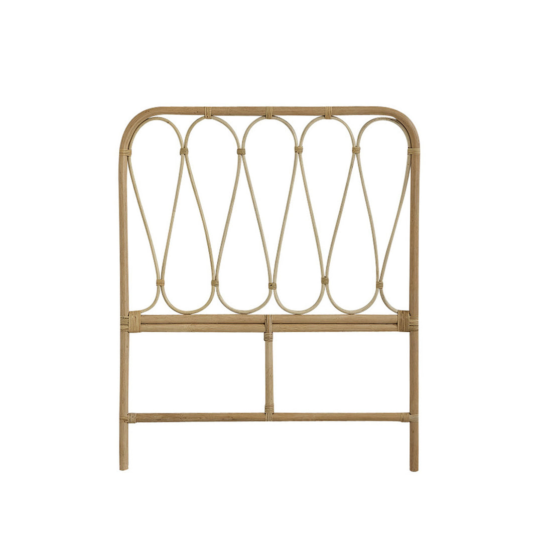 BOHO - Kopfteil für Kinderbett aus Rattan 90 cm