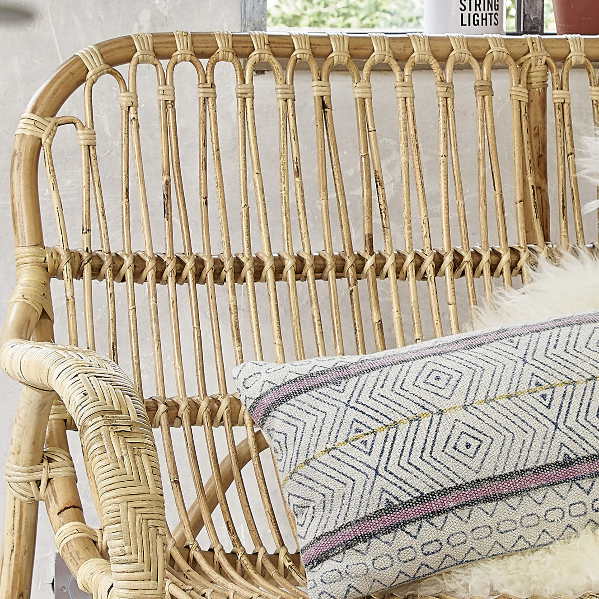 PAOLA - Vintage-Rattansofa