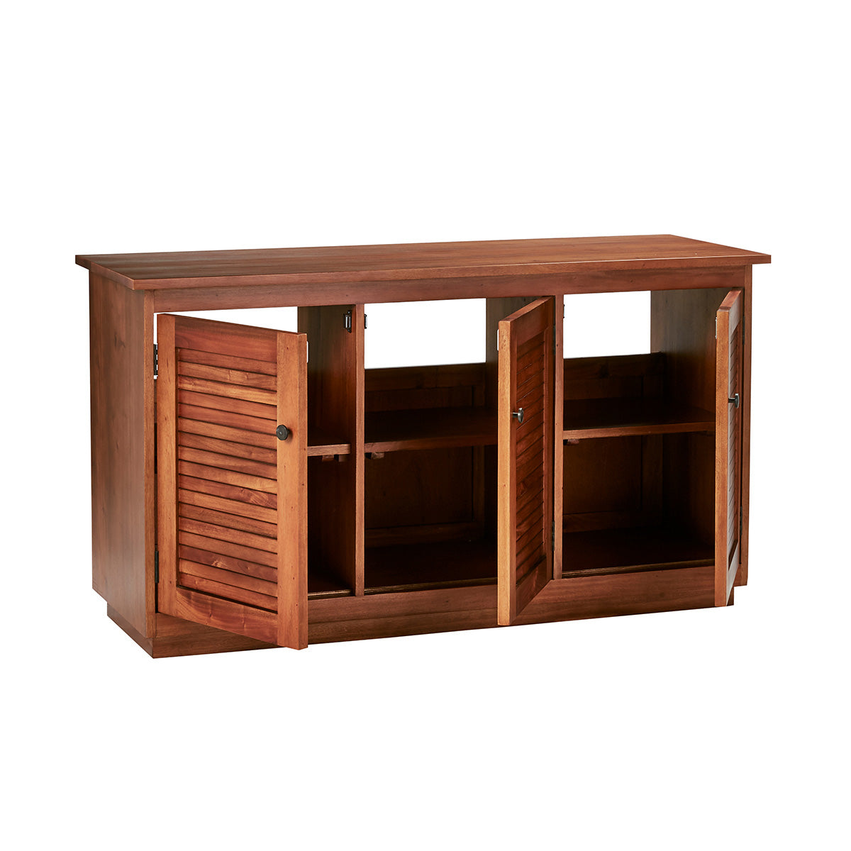 NEWPORT - Waschtischunterschrank aus massivem Mahagoniholz 140 cm