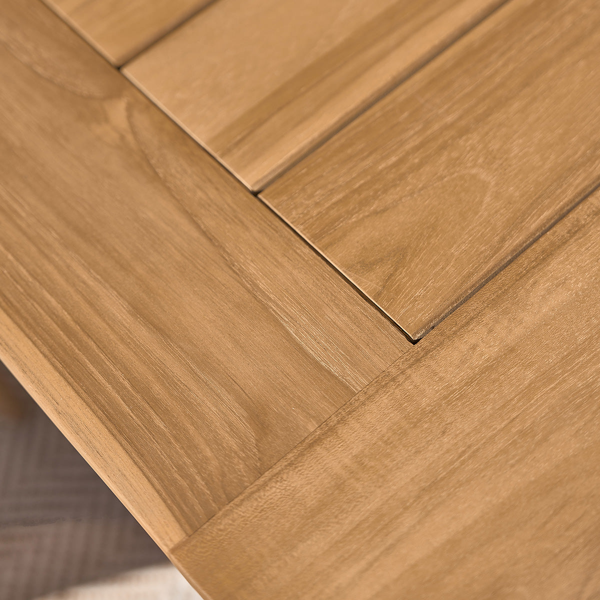 AUBE - Ausziehbarer Gartentisch aus massivem Teakholz 6/8 pers.