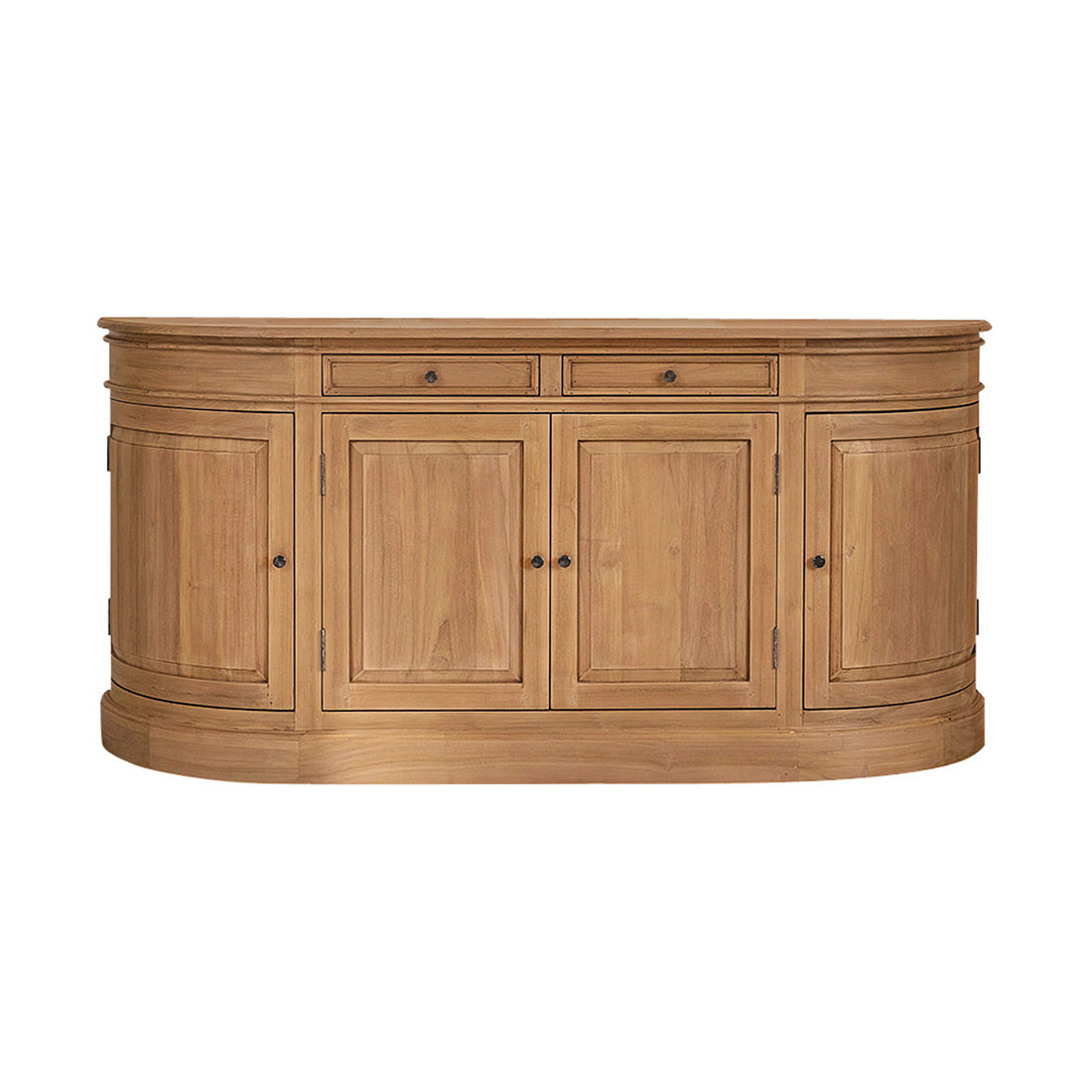 ADAM - Rundes Buffet aus massivem Teakholz 180 cm