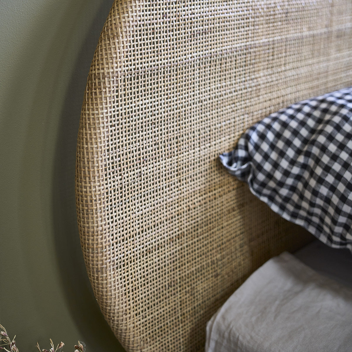 JANE - Kopfteil aus Rattan 180 cm