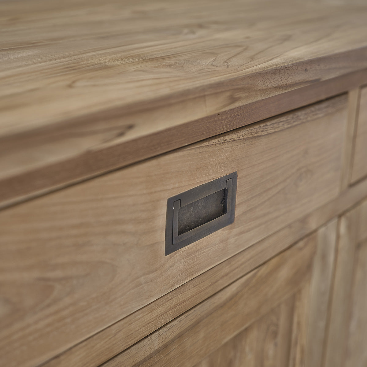 BOSTON - Sideboard aus massivem Teakholz 120 cm