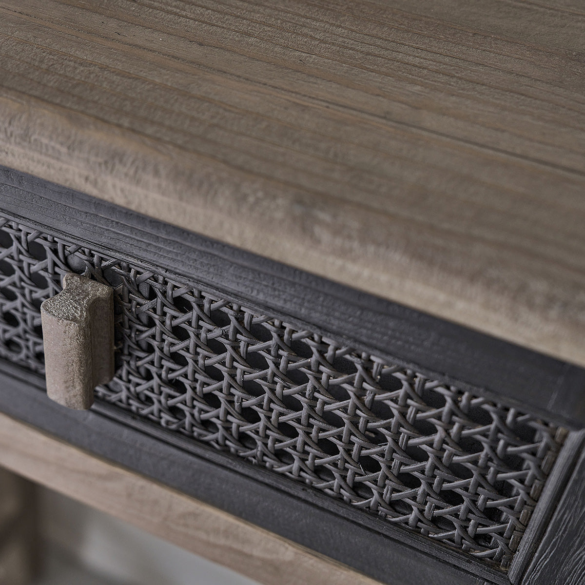 JUNKO - Konsole aus recyceltem Massivholz 110 cm