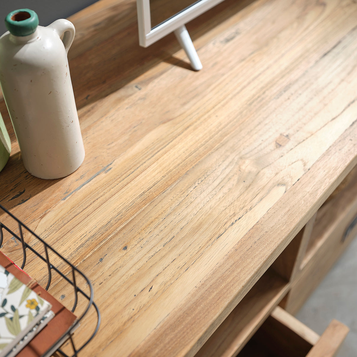 CARGO - TV-Möbel aus recyceltem massivem Teakholz 160 cm