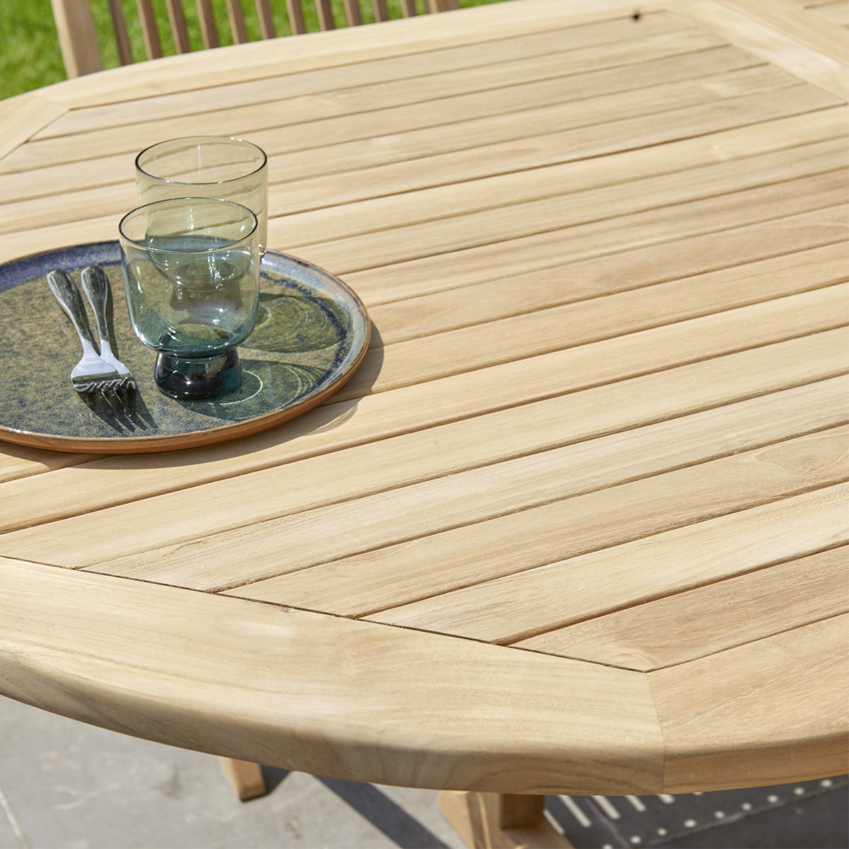 MIDLAND - Ausziehbare  Gartenmöbel aus Teakholz 8/10 pers.