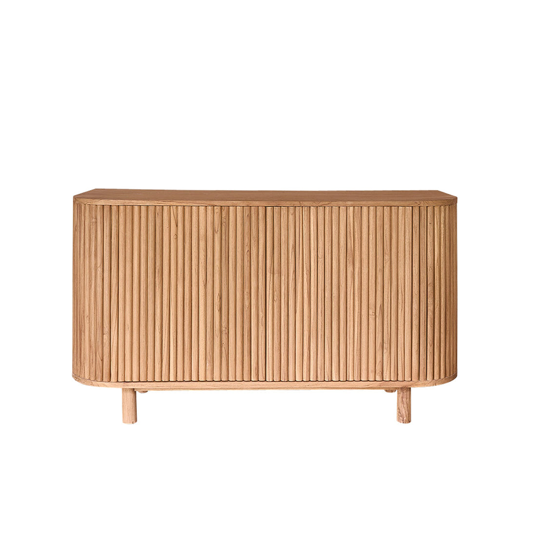 COLINE - Waschtischunterschrank aus massivem Teakholz 140 cm