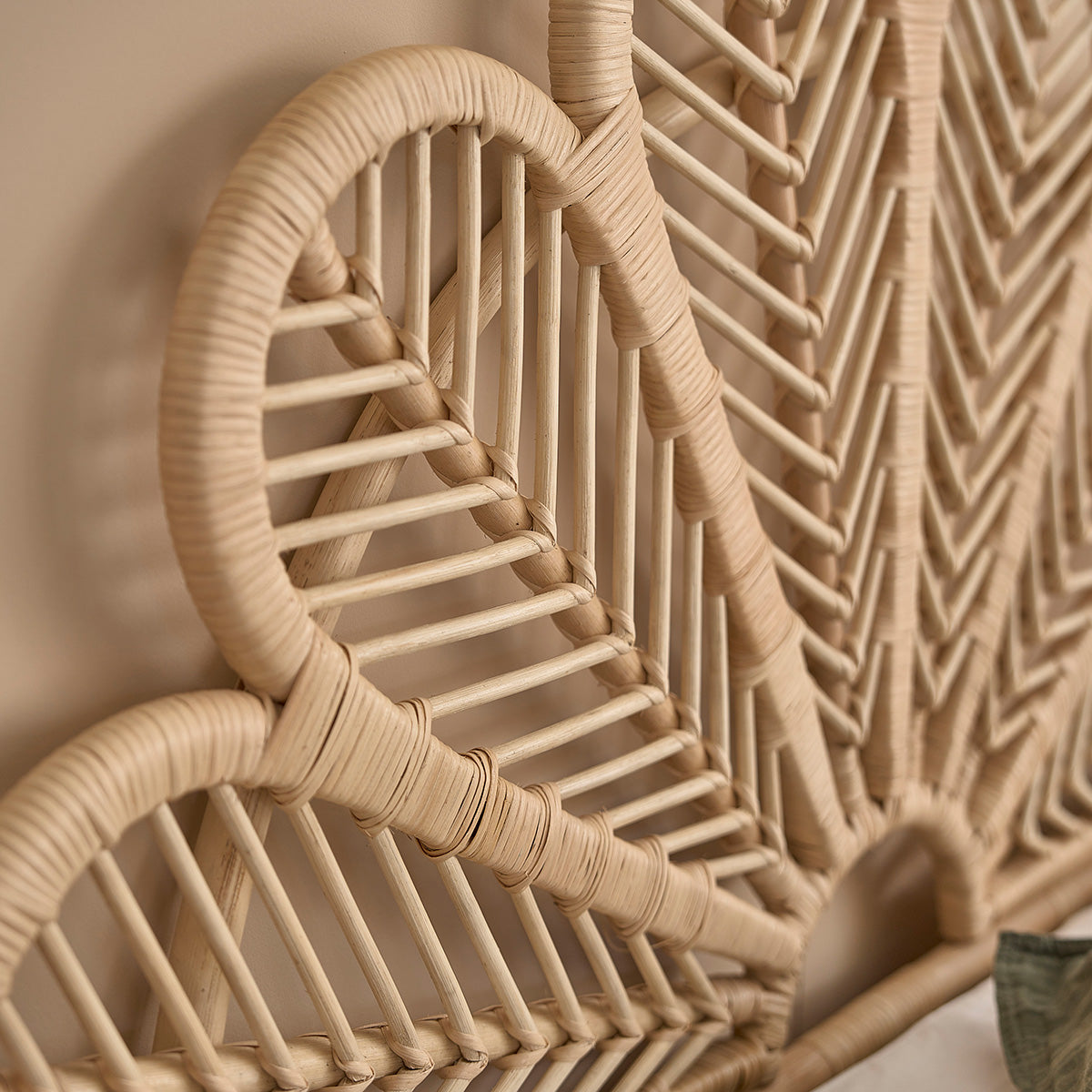 COLETTE - Kopfteil aus Rattan 90 cm