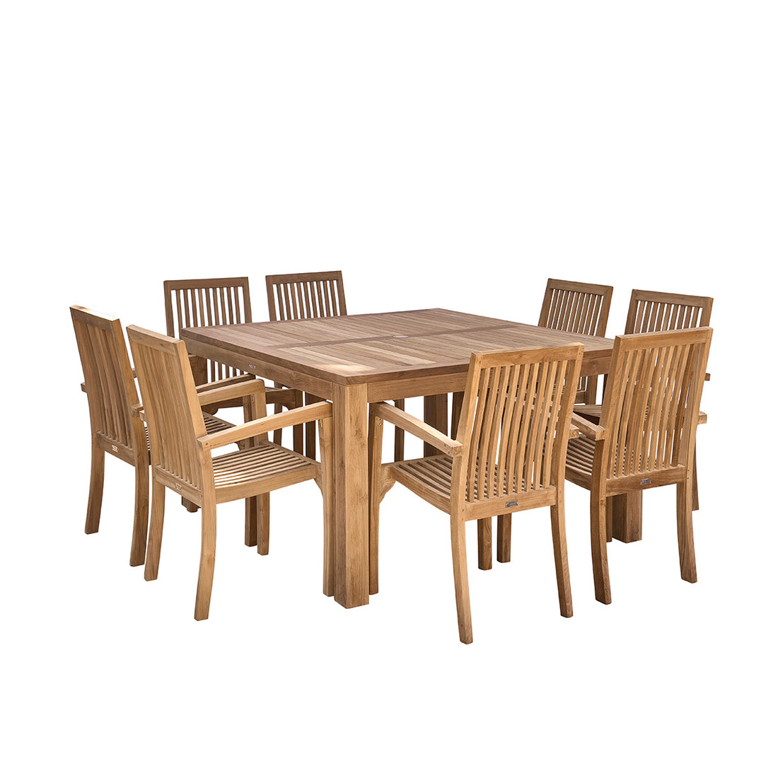 MALTE - Gartenlounge aus Teakholz 8 Sitzplätze