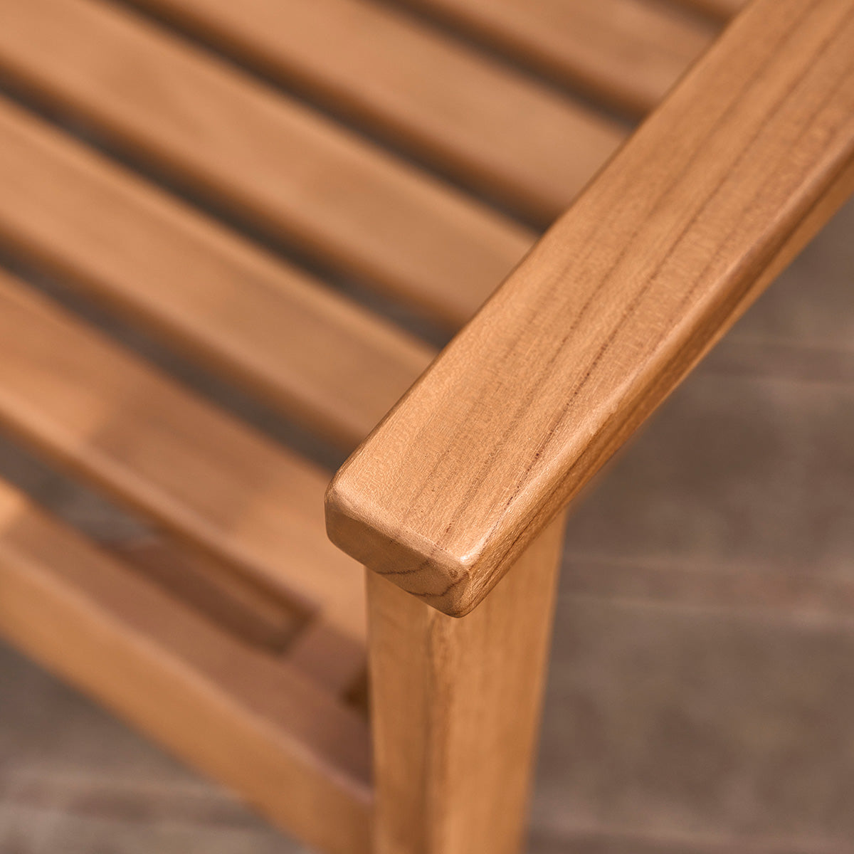 BARI - Gartensofa aus massivem Teakholz 175 cm