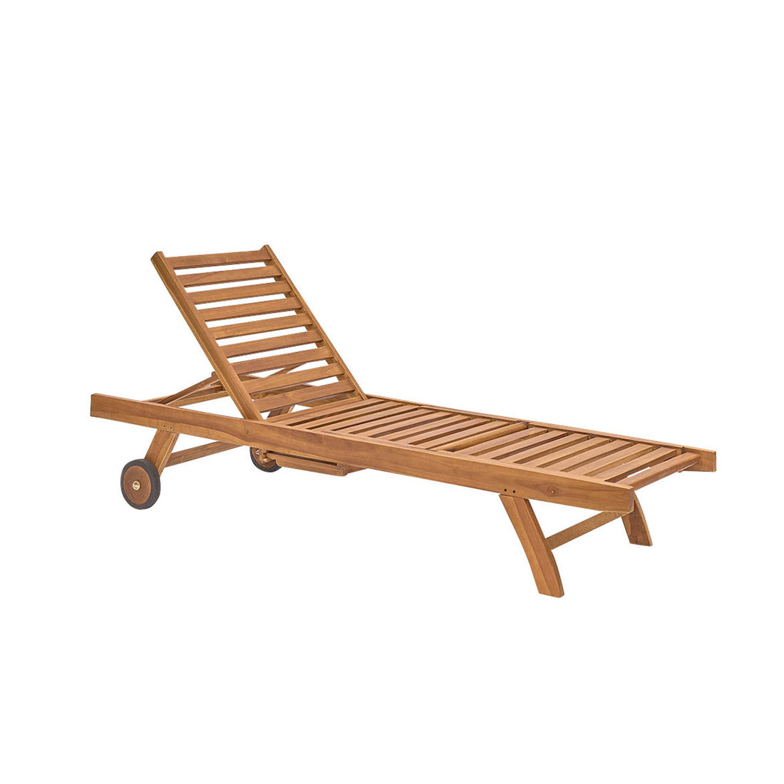 BALI - Sonnenliege aus massivem, geöltem Teakholz