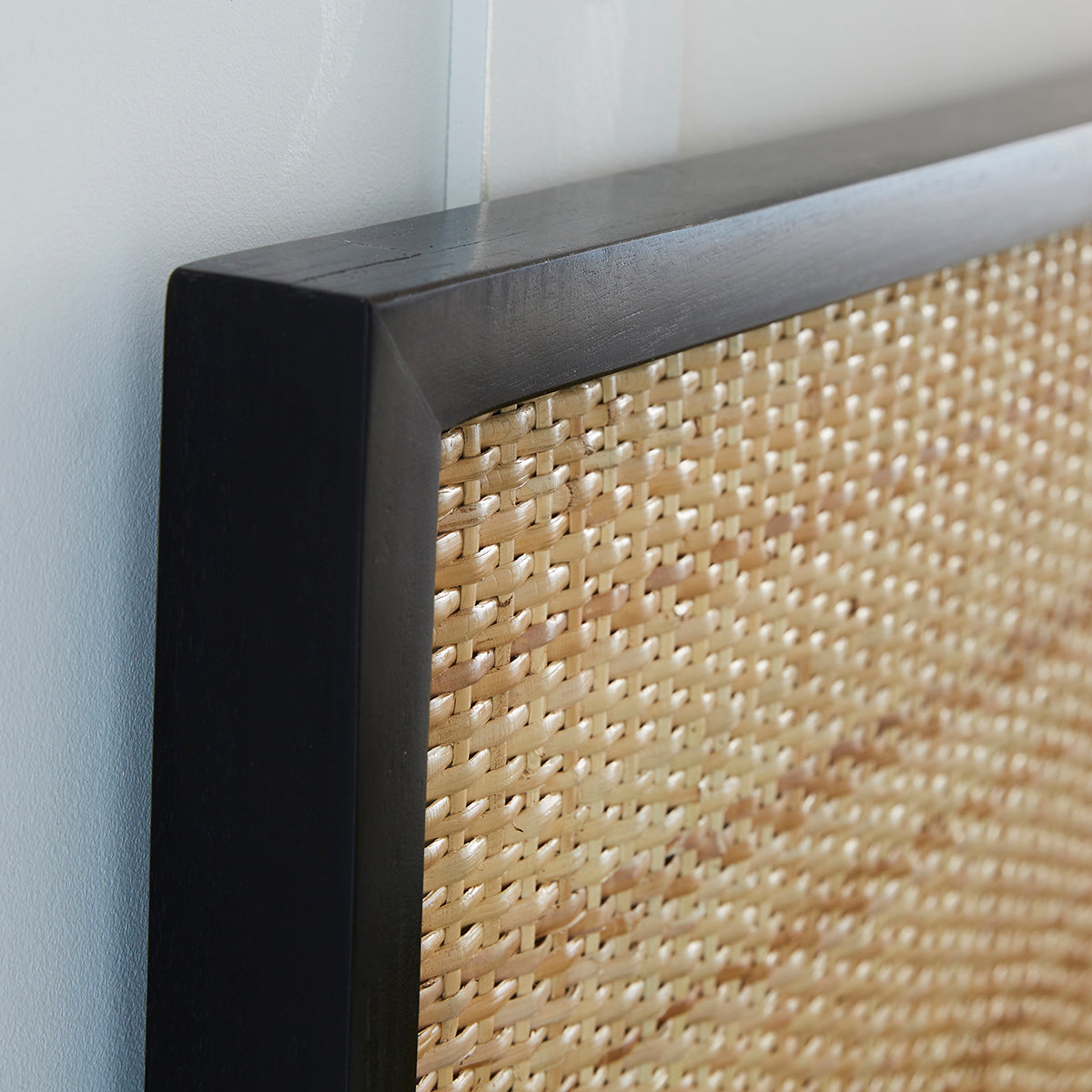 SOHO - Kopfteil aus Rattan und massivem Mindi 160 cm