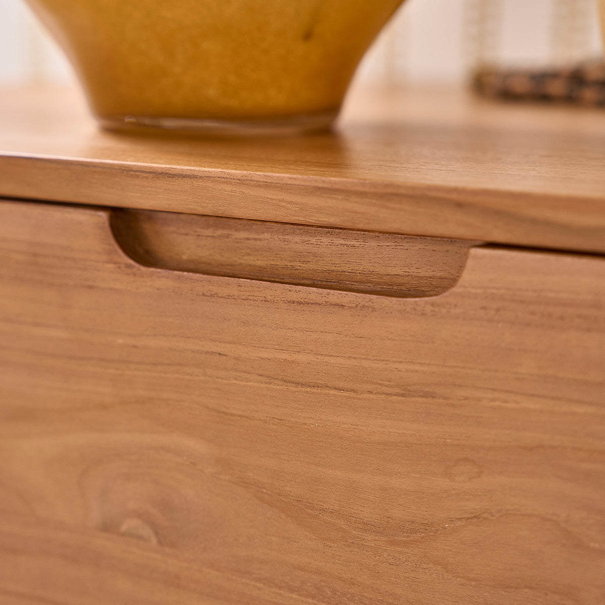 GUSTAVE - Kommode aus Teakholz 80 cm