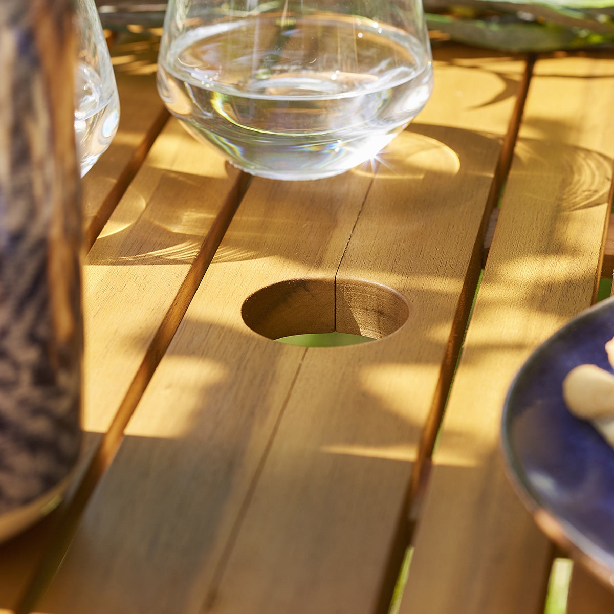 HANOÏ - Ausziehbarer Gartenlounge aus Akazie 6/8 Sitze