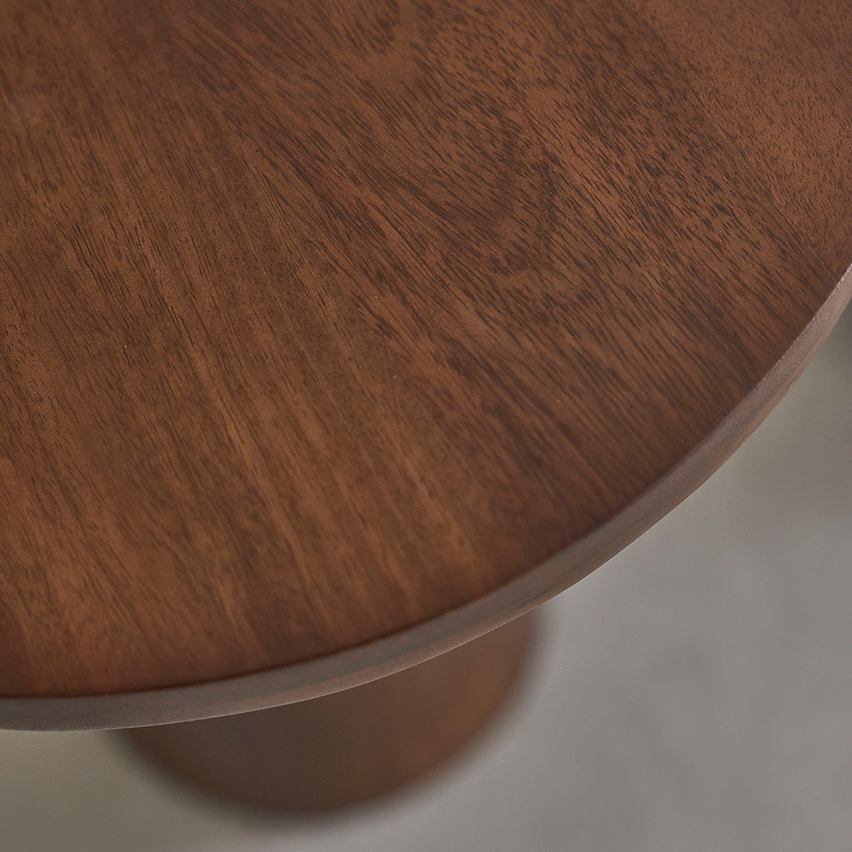 PAULA - Runder Beistelltisch aus Mangoholz