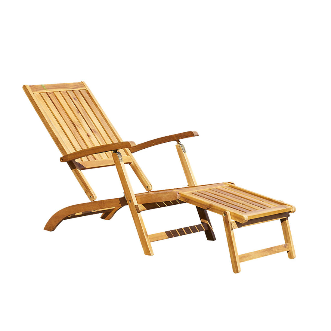 HANOÏ - Sonnenliege aus massivem Akazienholz