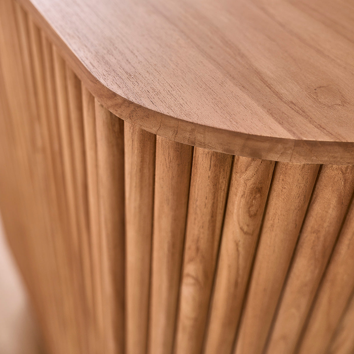 COLINE - Buffet aus massivem Teakholz 90 cm