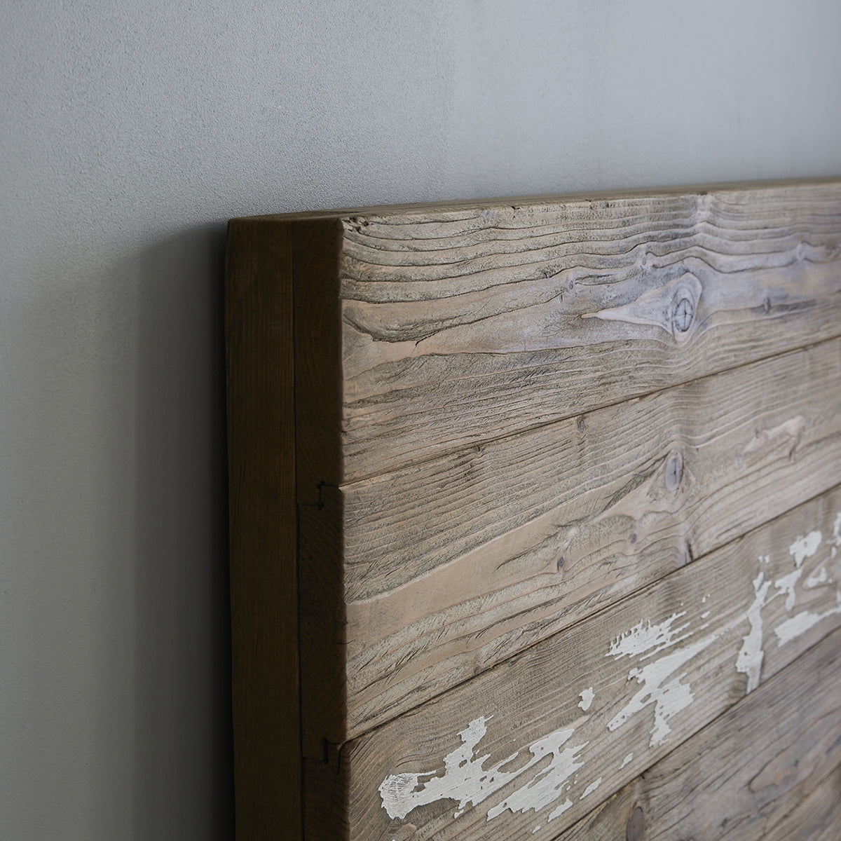 HONFLEUR - Bett aus massivem recyceltem Holz 160 cm