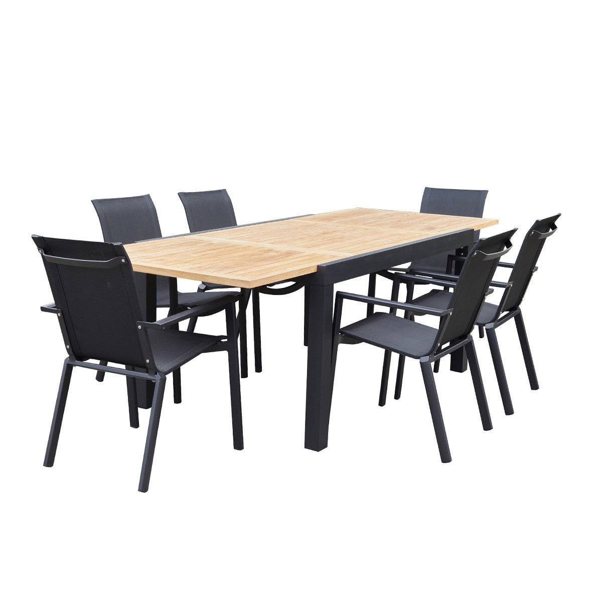 BALITECK - Gartenlounge aus massivem Teakholz und 6/10 Sitzplätze