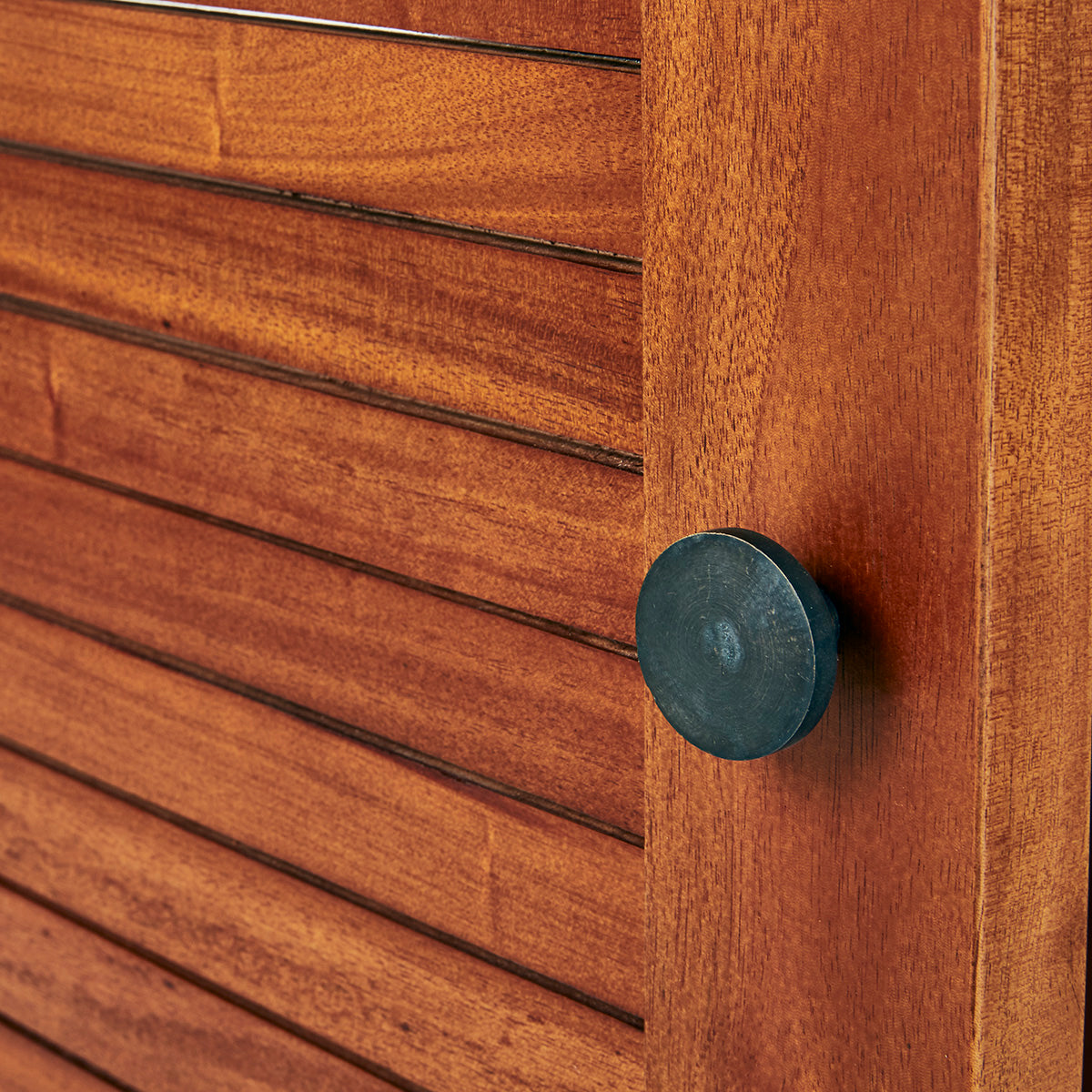 NEWPORT - Waschtischunterschrank aus massivem Mahagoni 97 cm