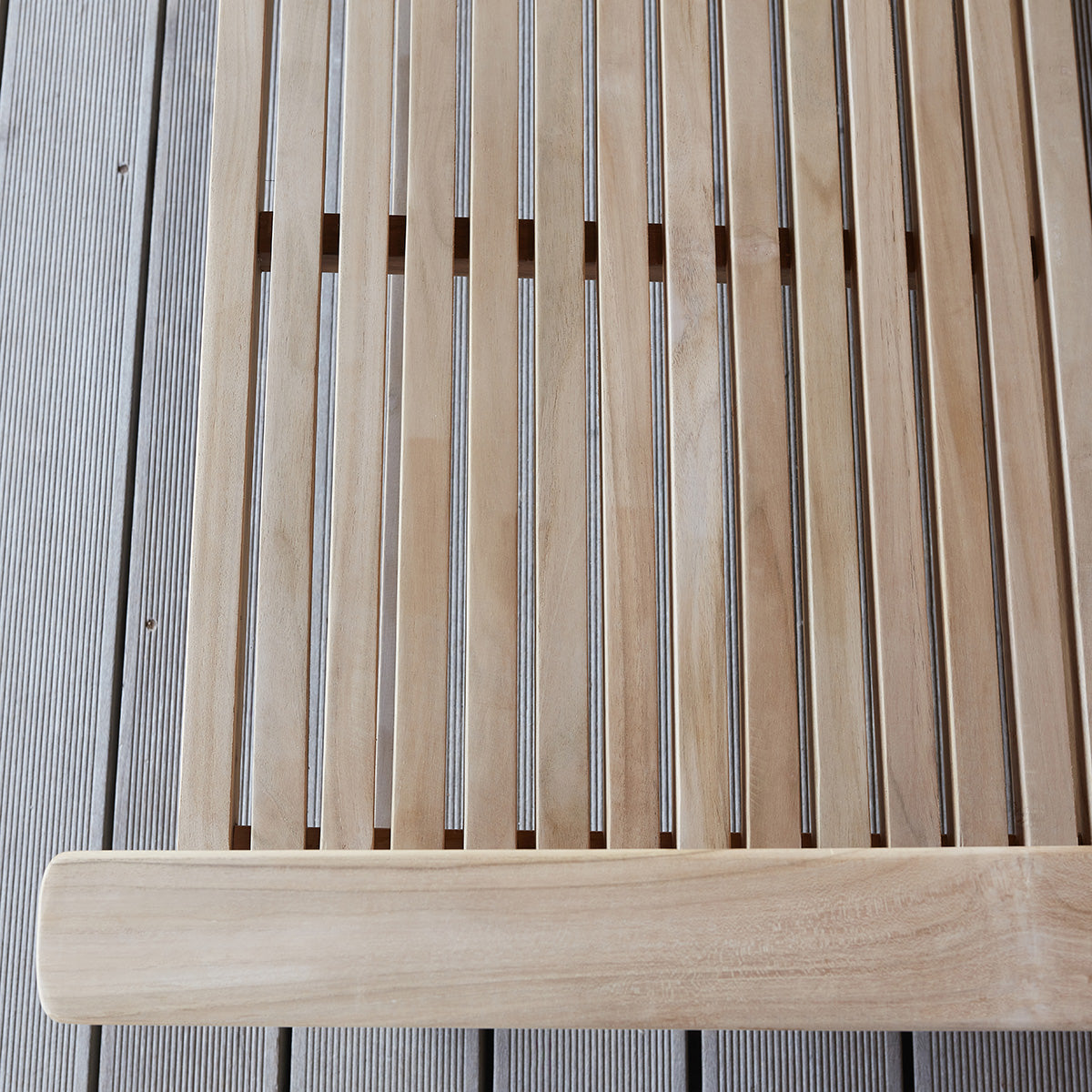 MALTE - Sitzbank aus massivem Teakholz 160 cm