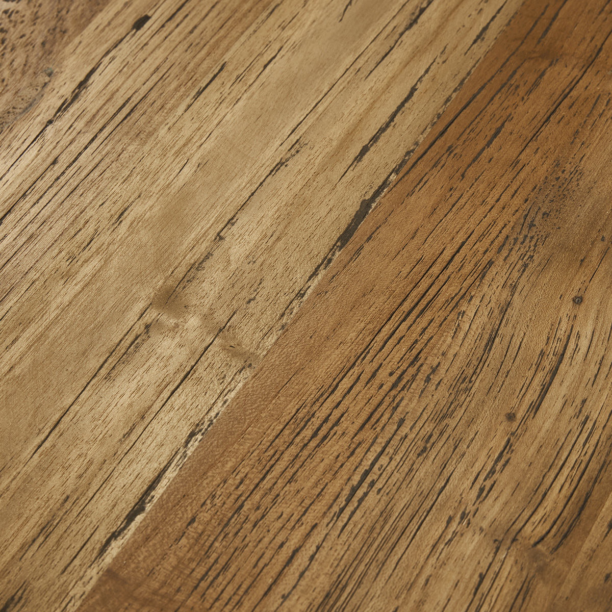 CARGO - Couchtisch aus recyceltem massivem Teakholz 120 cm