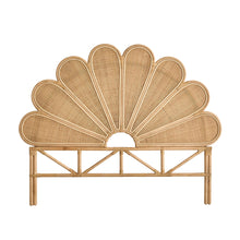 Kopfteil aus Rattan und Rohrgeflecht 140 cm