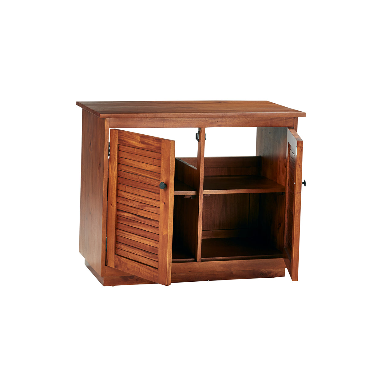 NEWPORT - Waschtischunterschrank aus massivem Mahagoni 97 cm