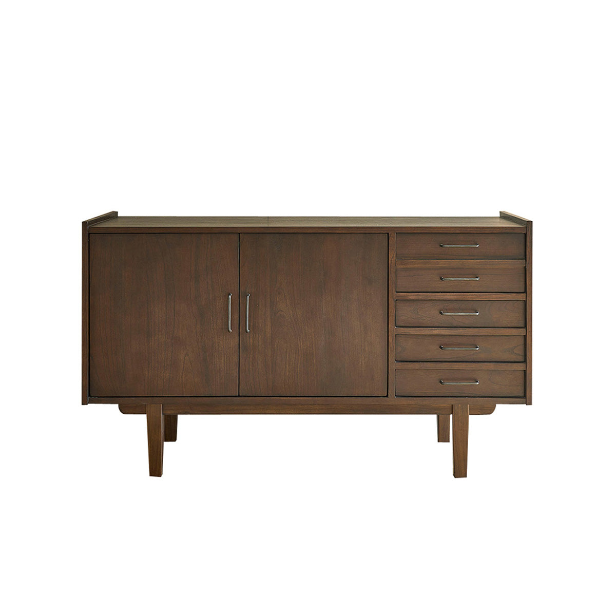 VINTAGE - Badezimmermöbel aus massivem Mindi mit Schubladen 135 cm