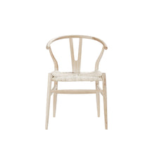 Stuhl aus massivem Mindi und natürlichem Seil