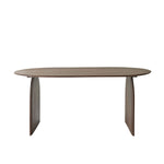 Tisch aus massivem Mangoholz mit Walnuss-Finish, 6/8 Personen.