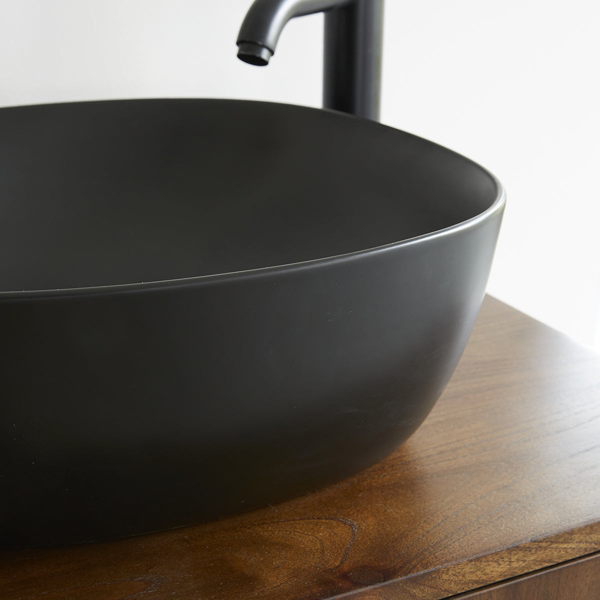 IRIS - Keramikbecken schwarz Ø41 cm