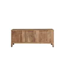 TV-Möbel aus massivem Akazienholz, 139 cm