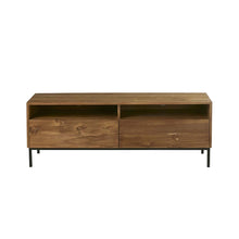 TV-Möbel aus massivem Teakholz und Metall 140 cm