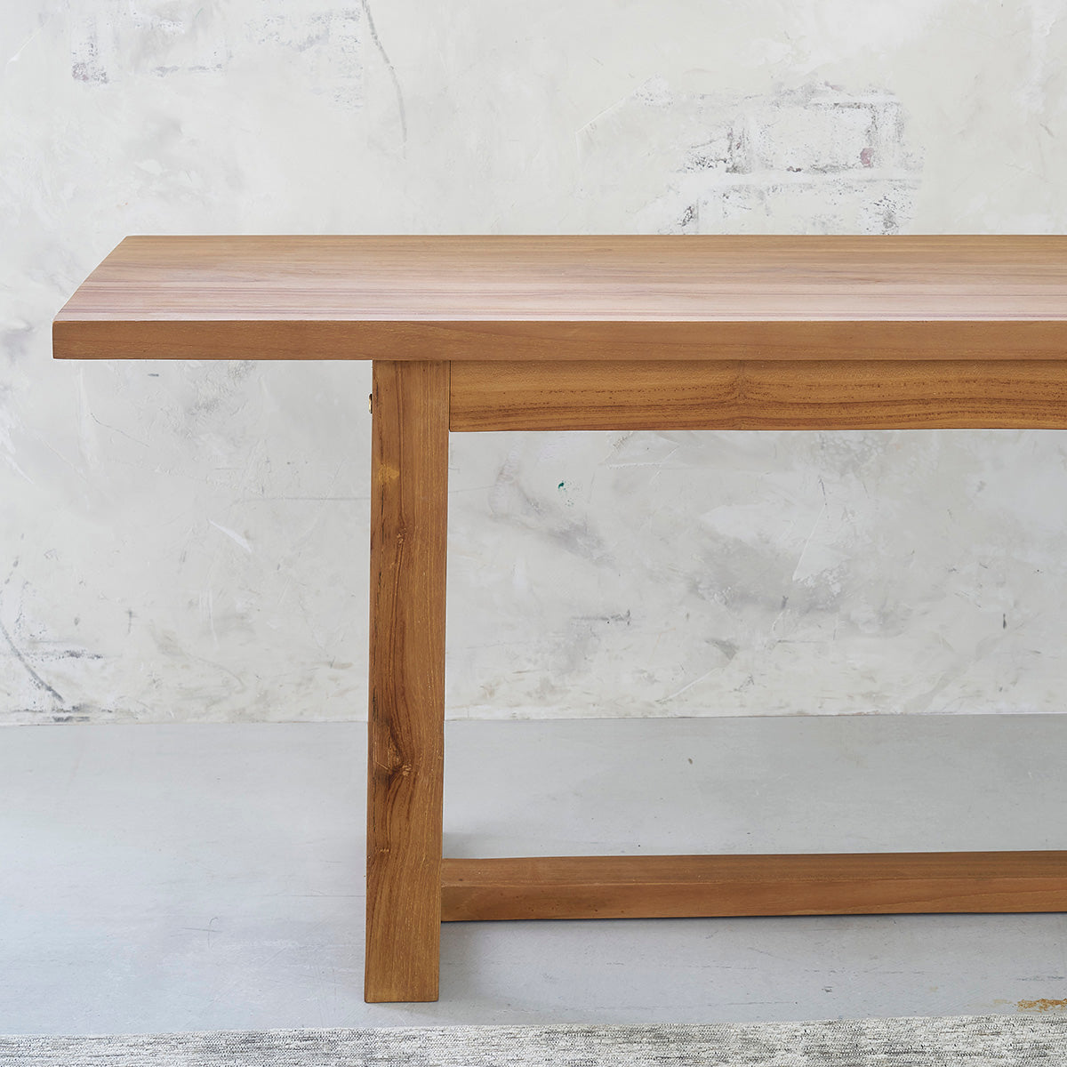 TRISTAN - Bank aus massivem Teakholz 160 cm